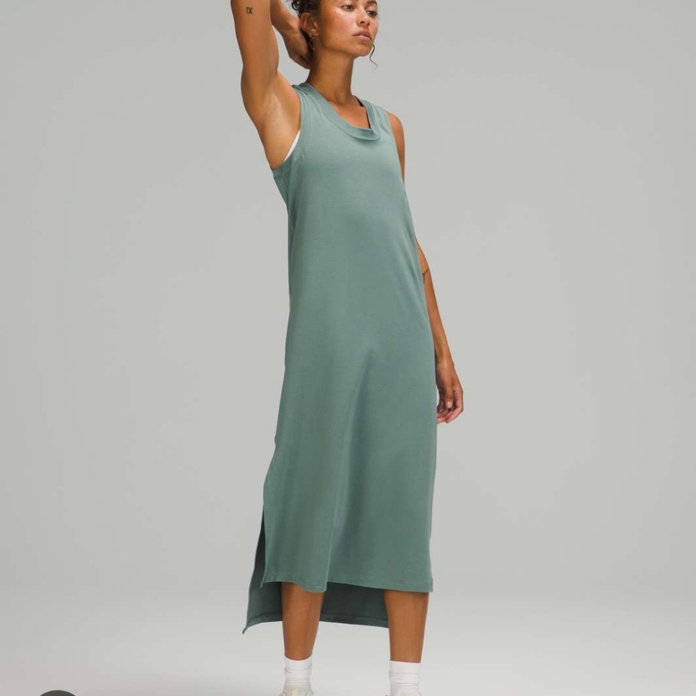 Never worn athletica Green Sleeveless Dress